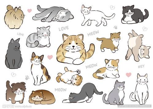 猫漫画图,猫漫画里的欢乐时光